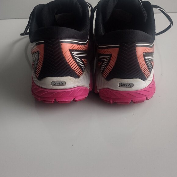 Brooks Women's  Ghost 10 1202461B067 Black Purple Running Shoes Lace Up Size 8 B - Picture 4 of 7